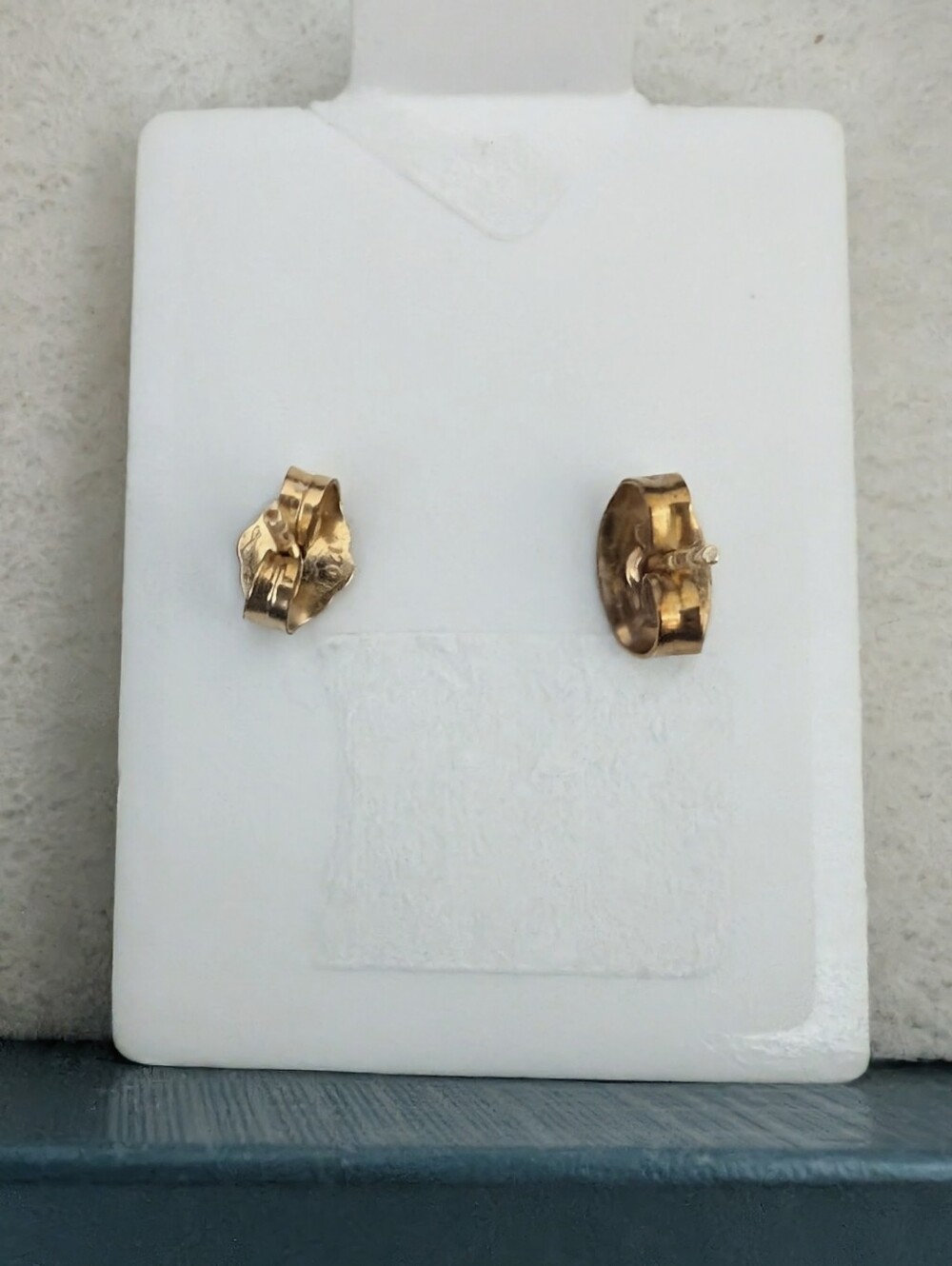 Banter Cubic Zirconia Evil Eye Stud Earrings in 10K Solid Gold - Picture 2 of 6